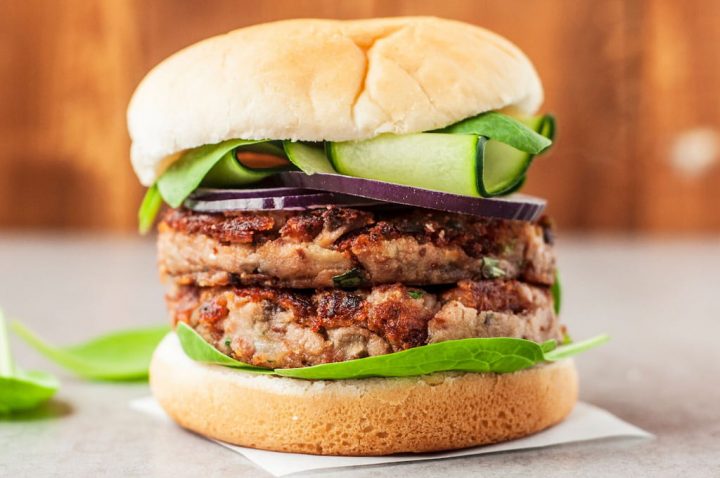 Mantarlı Vegan Burger Tarifi